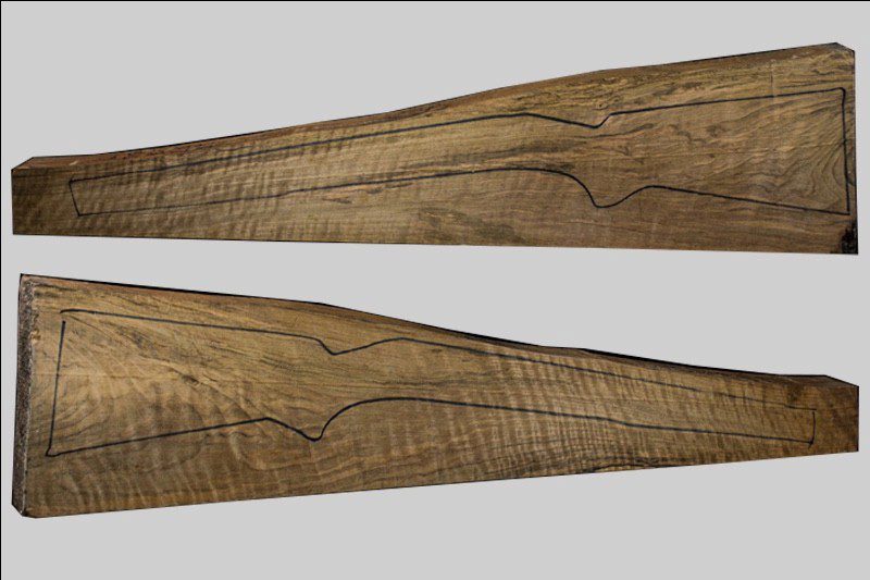 Turkish Walnut Rifle Blank (#TV50)