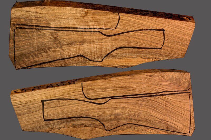 Turkish Walnut Shotgun Blank (#JA3)