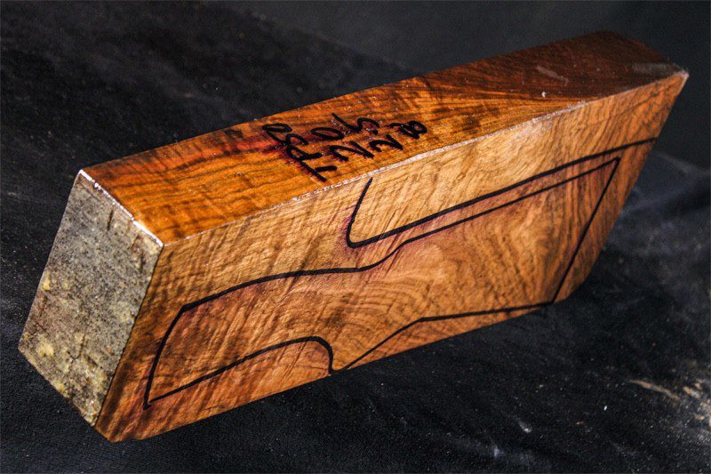 Turkish Walnut Shotgun Blank (#TP50)