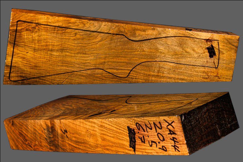 Turkish Walnut Shotgun Blank (#XA44)