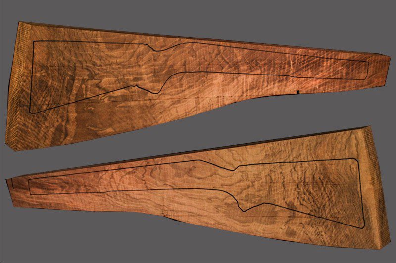 Turkish Walnut Rifle Blank (#JA78)