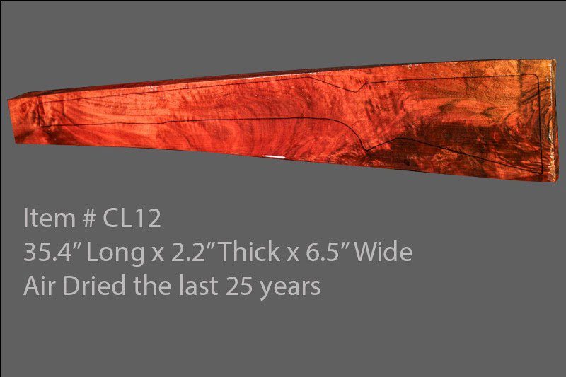 Claro Walnut Rifle Blank (#CL12)