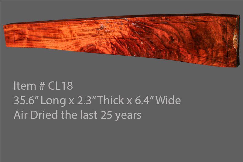Claro Walnut Rifle Blank (#CL18)