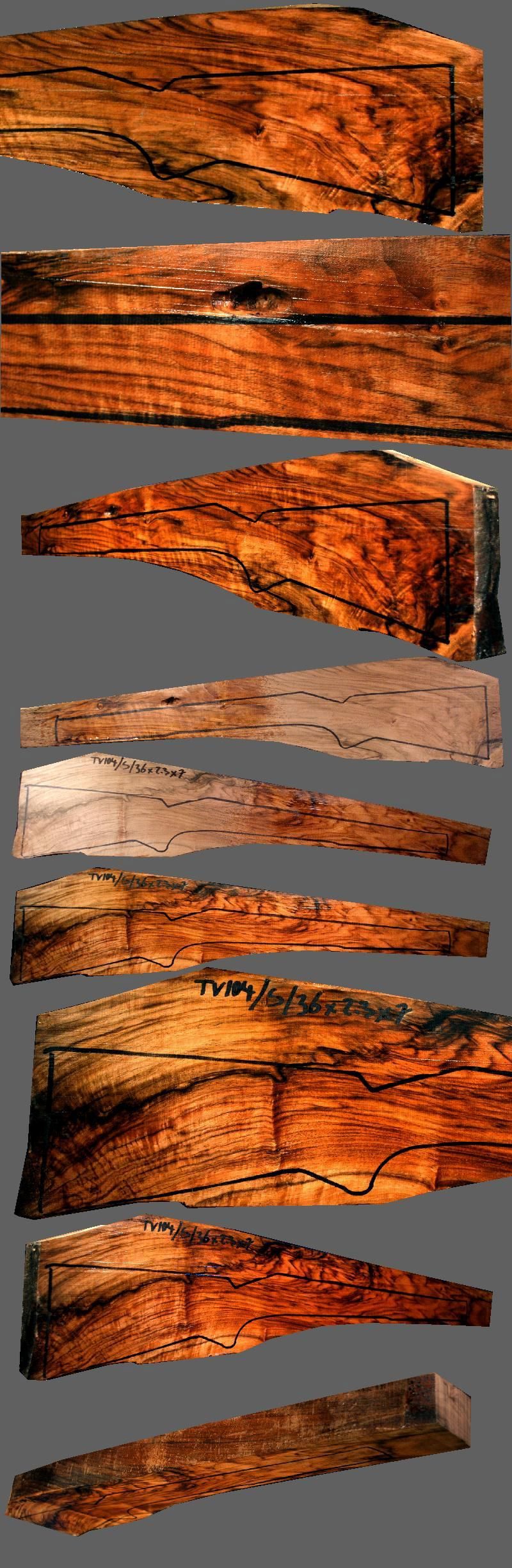 Turkish Walnut Rifle Blank (#TV104)