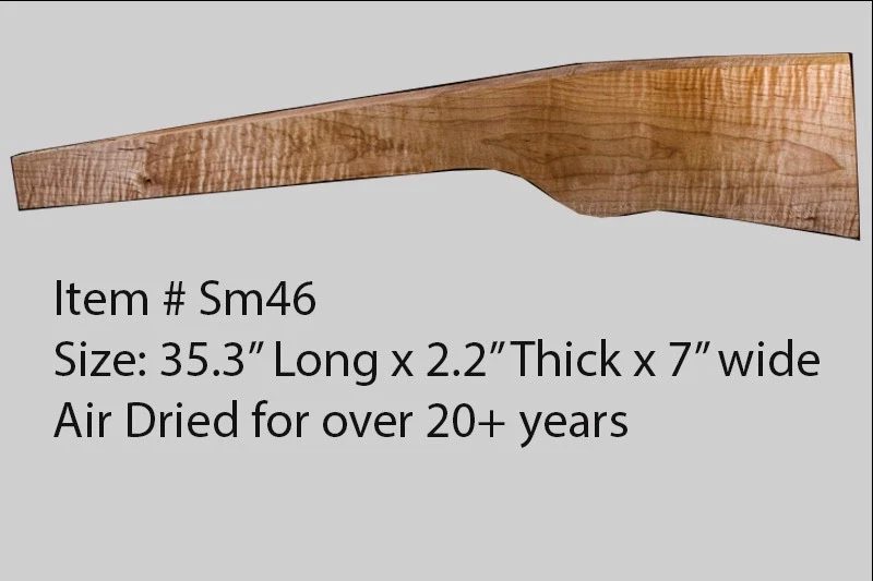 Sugar Maple Rifle Blank (#sm46)