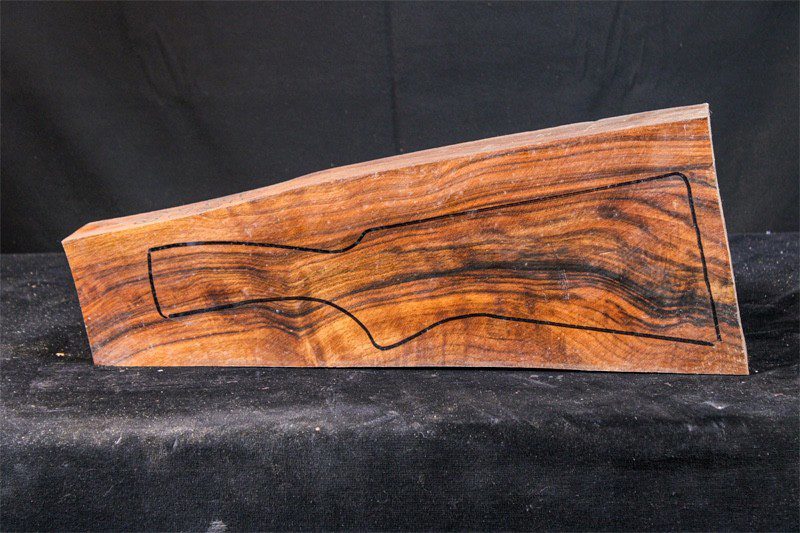 Turkish Walnut Shotgun Blank (#B1X)