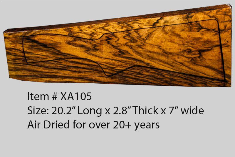 Turkish Walnut Shotgun Blank (#XA105)