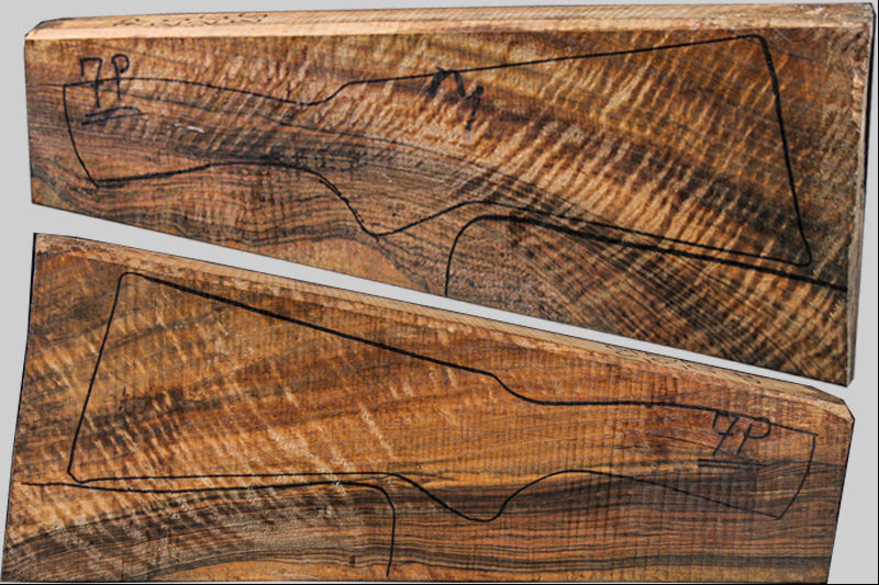 Turkish Walnut 2-Piece Blank (#7p)
