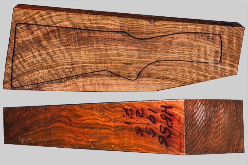 Turkish Walnut Shotgun Blank (#HB56)