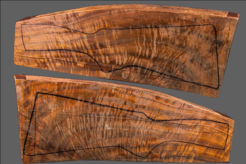 Claro Walnut Shotgun Blank (#CL55)