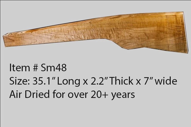 Sugar Maple Rifle Blank (#sm48)