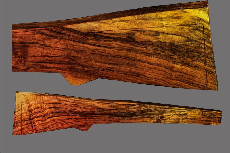 English Walnut Rifle Blank (#XA9)