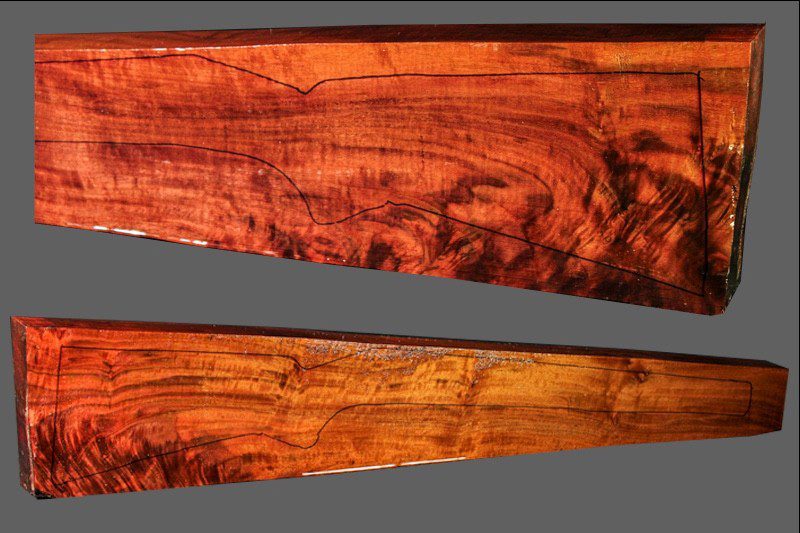 Claro Walnut Rifle Blank (#CL3)