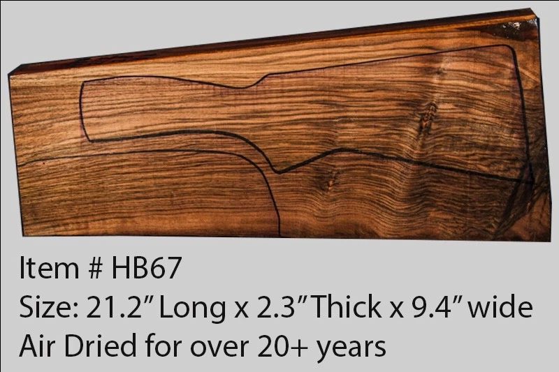 Turkish Walnut Shotgun Blank (#hb67)