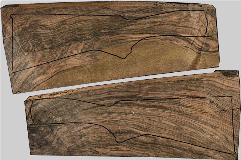 Turkish Walnut Shotgun Blank (#HB9)