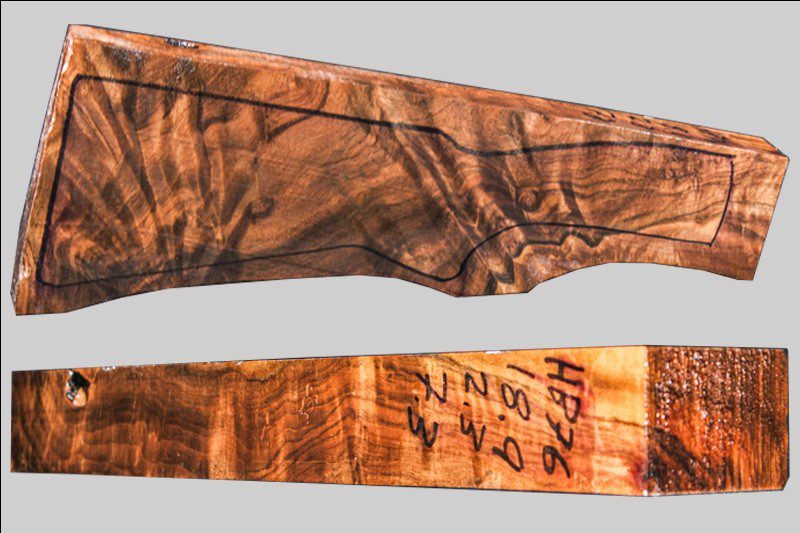 Turkish Walnut Shotgun Blank (#HB76)