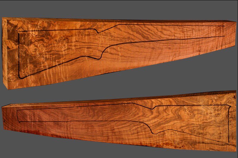 Turkish Walnut Rifle Blank (#LB6)
