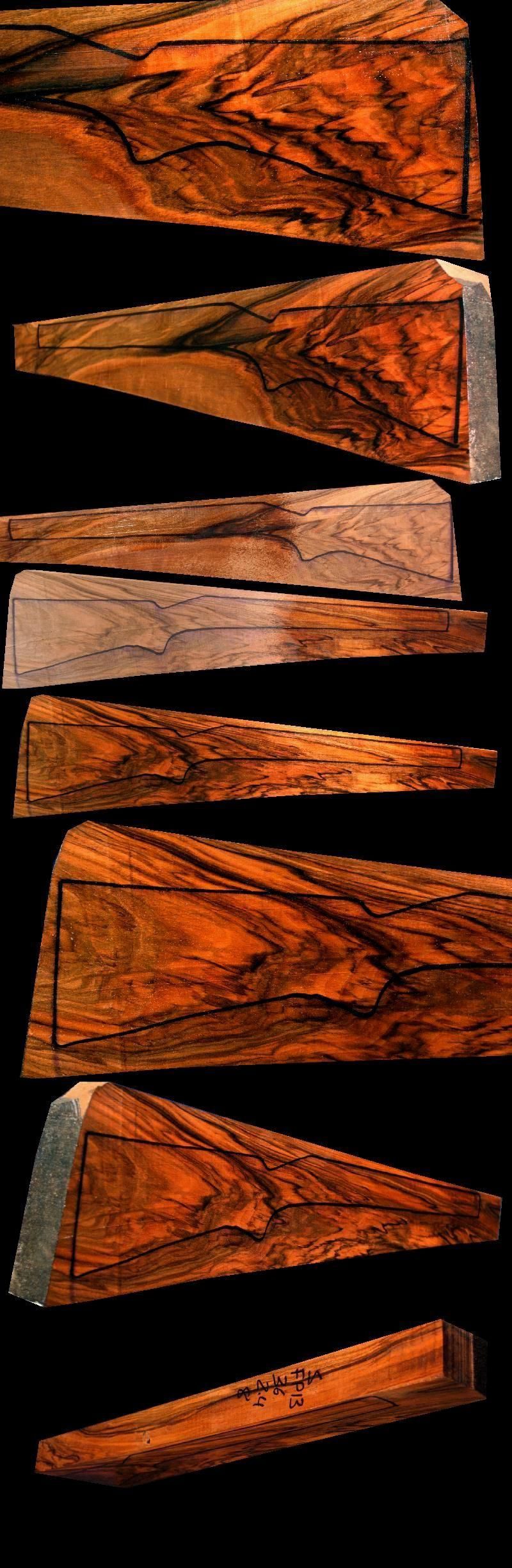 Turkish Walnut Rifle Blank (#FP13)