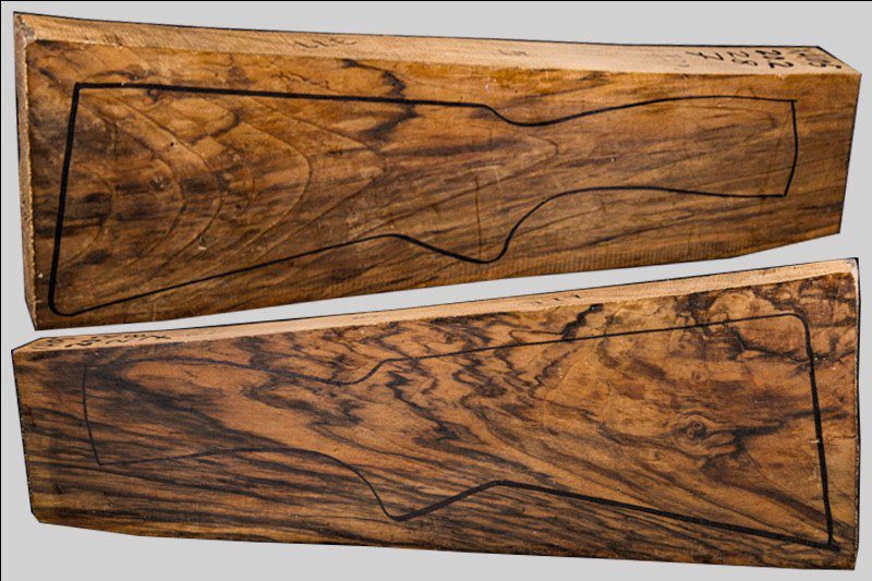 Turkish Walnut Shotgun Blank (#XA105)