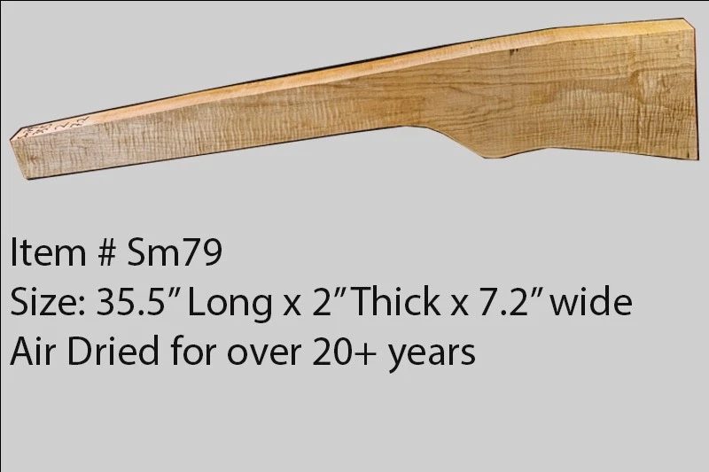 Sugar Maple Rifle Blank (#sm79)