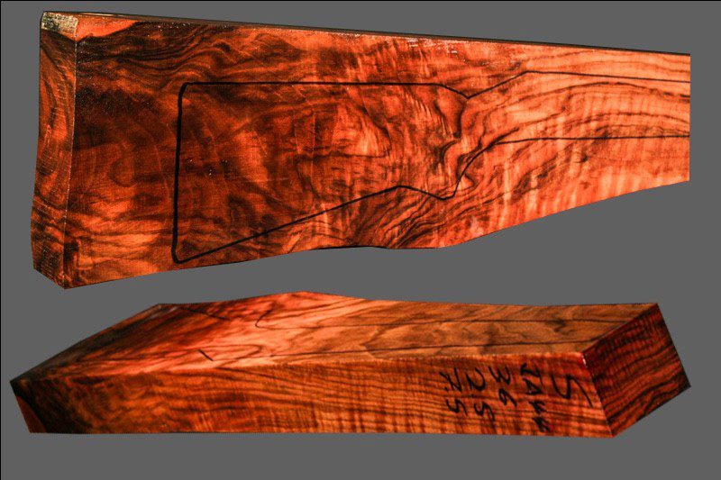 Turkish Walnut Rifle Blank (#JA44)
