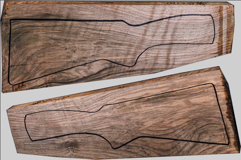 Turkish Walnut Shotgun Blank (#HB65)