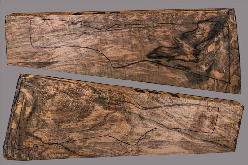 Turkish Walnut Shotgun Blank (#XA67)