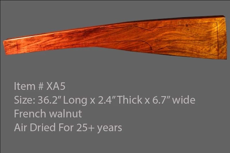 French Walnut Rifle Blank (#XA5)
