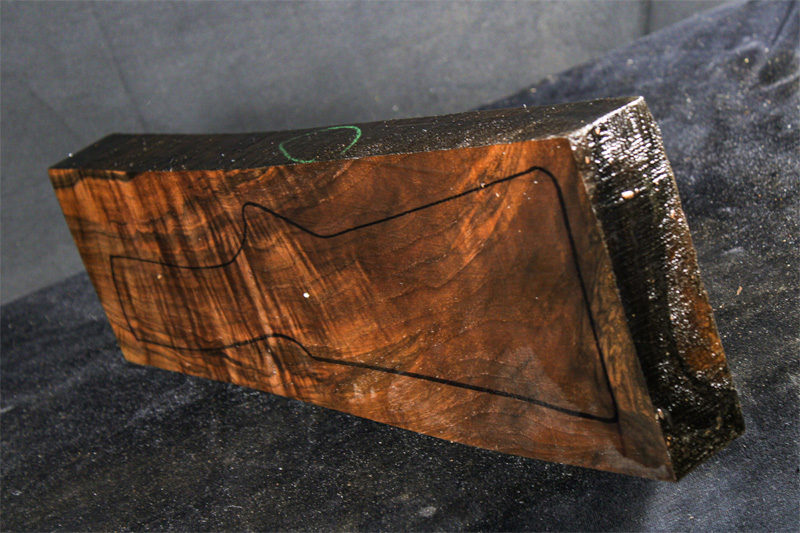 Turkish Walnut Shotgun blank (#hb86)