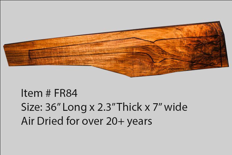French Walnut Rifle Blank (#FR84)
