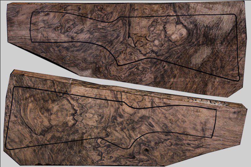 Turkish Walnut Shotgun Blank (#HB55)
