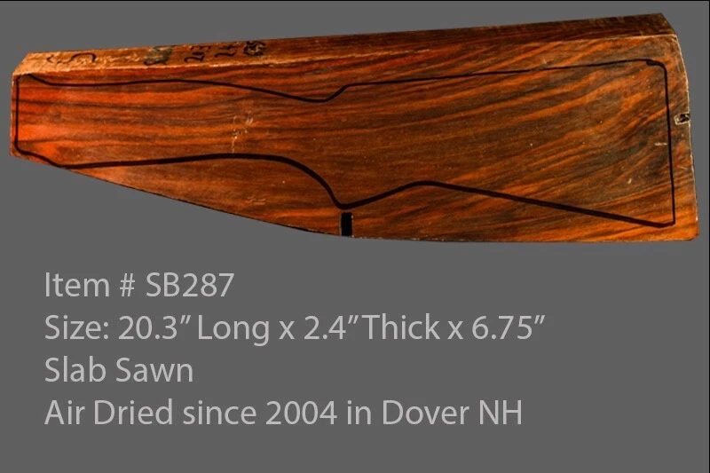 Turkish Walnut Shotgun Blank (#SB287)