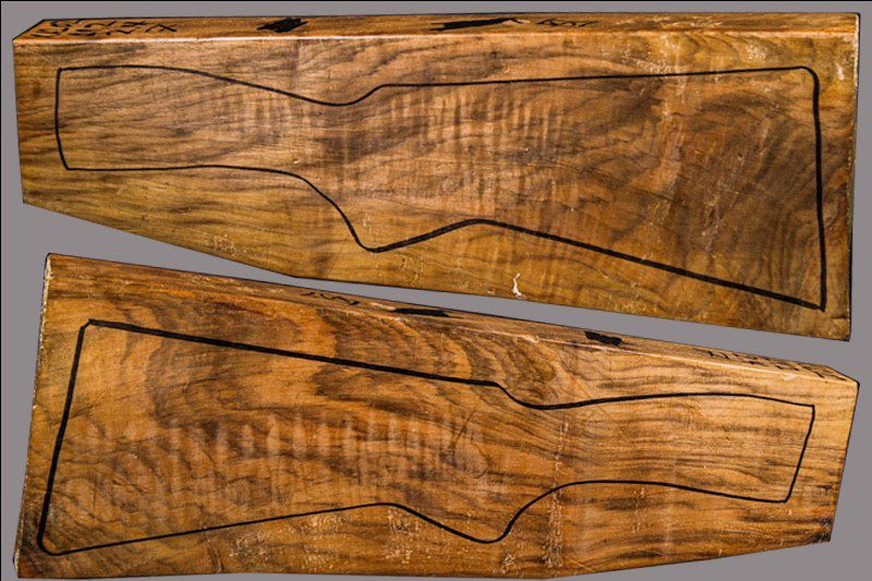 French Walnut Shotgun Blank (#XA102)