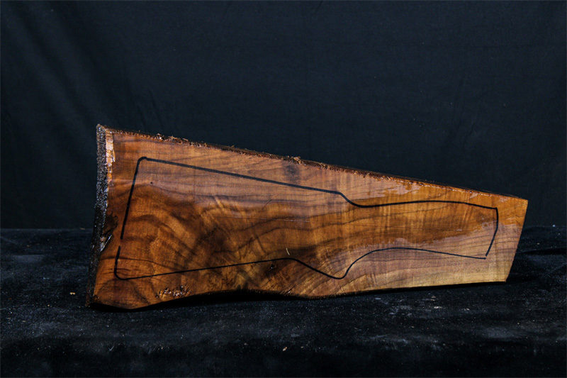 Turkish Walnut Shotgun Blank (#hb81)