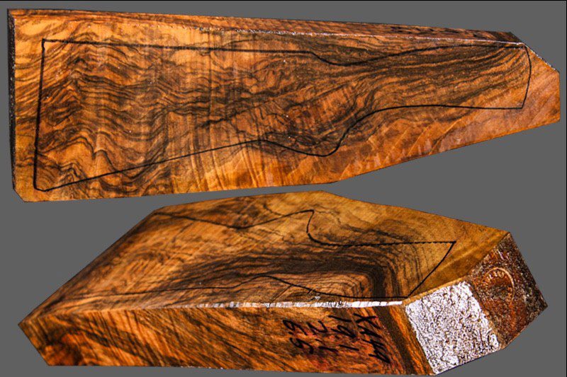 Turkish Walnut Shotgun Blank (#XA49)