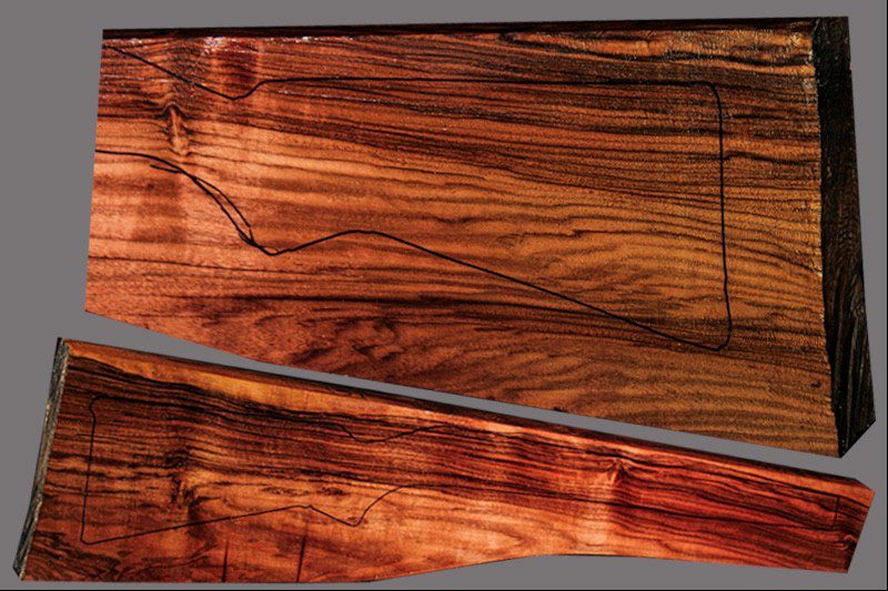 Turkish Walnut Rifle Blank (#JA98)