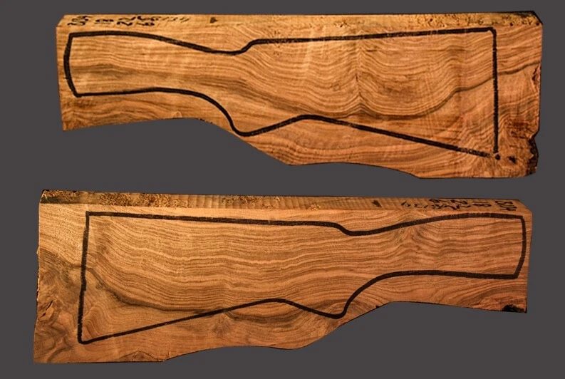 Turkish Walnut Shotgun Blank (#B134)