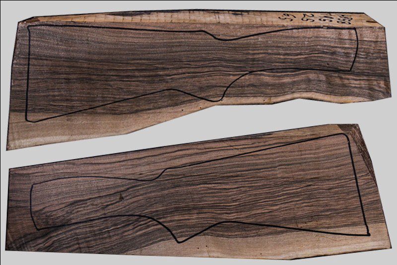Turkish Walnut Shotgun Blank (#HB58)