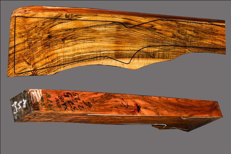 English Walnut Rifle Blank (#XA18)