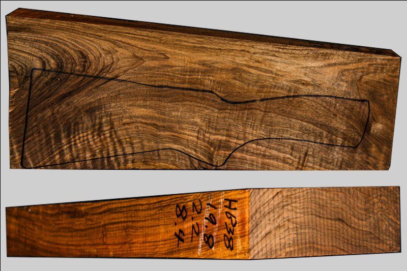 Turkish Walnut Shotgun Blank (#HB38)