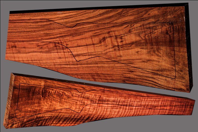 Turkish Walnut Rifle Blank (#JA91)
