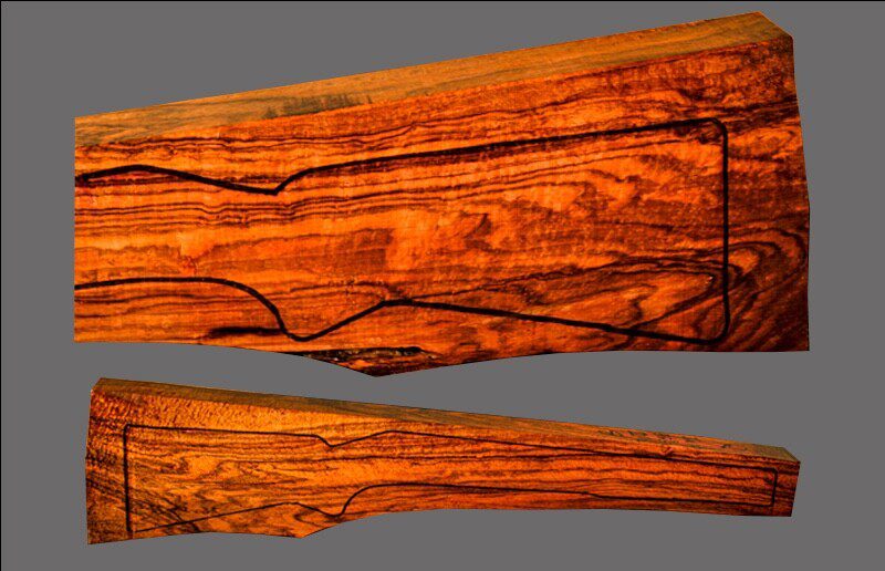 Turkish Walnut Rifle Blank (#JA10)