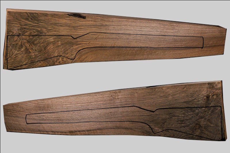 French Walnut Rifle Blank (#FR83)