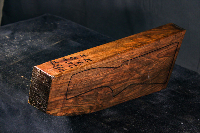 Turkish Walnut Shotgun blank (#hb87)