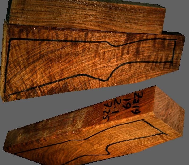 Turkish Walnut Shotgun Blank (#ZA19)