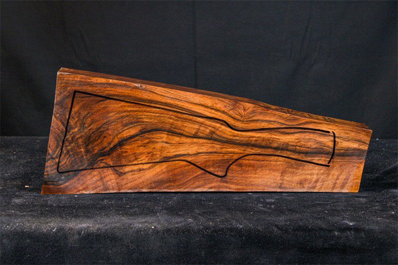 Turkish Walnut Shotgun Blank (#B1X)