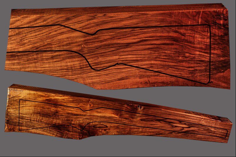 Turkish Walnut Rifle Blank (#JA22)