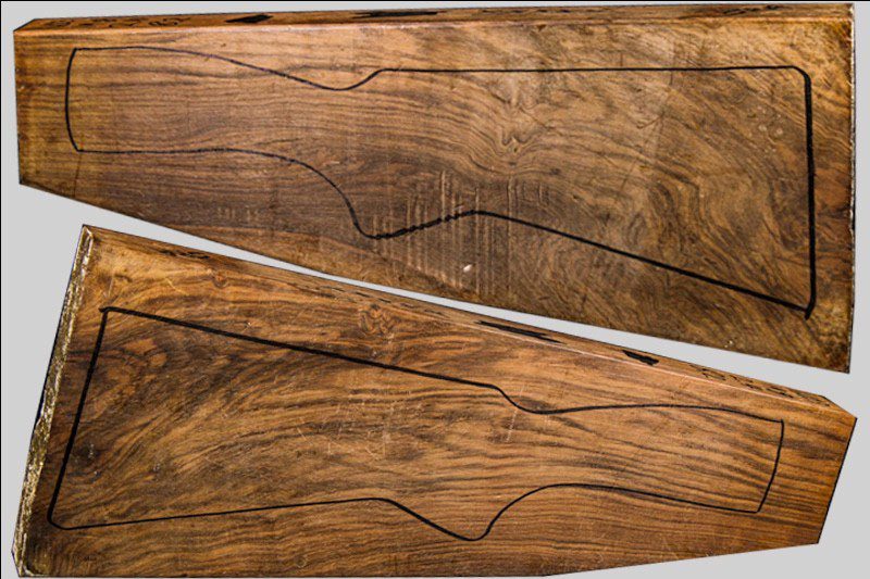 French Walnut Shotgun Blank (#XA113)