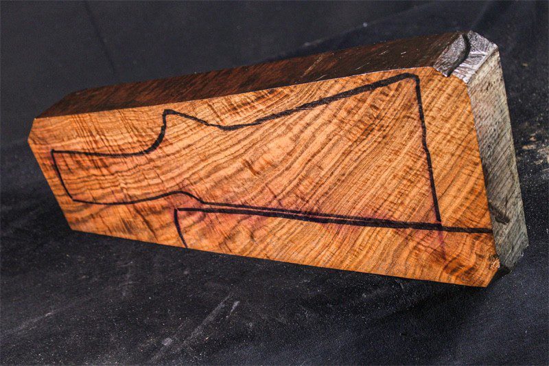 Turkish Walnut Shotgun Blank (#TP50)