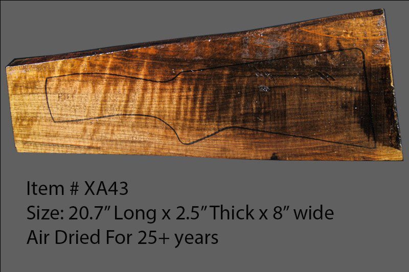 Turkish Walnut Shotgun Blank (#XA43)
